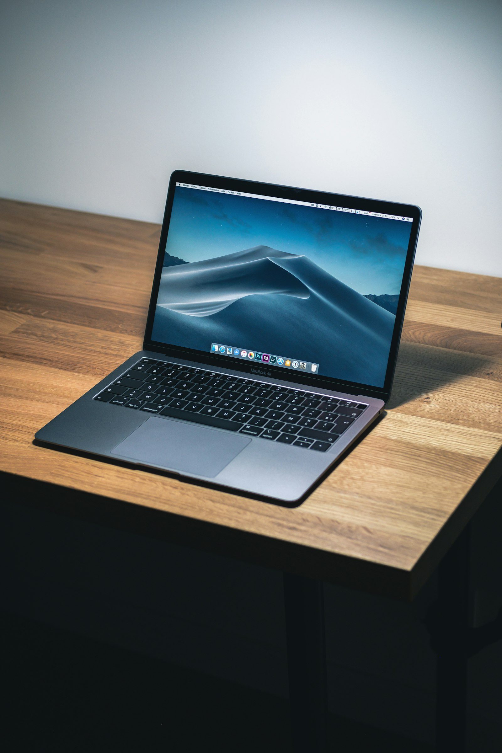 Minimalist high-performance desktop workstation setup configured for local foundation model inference