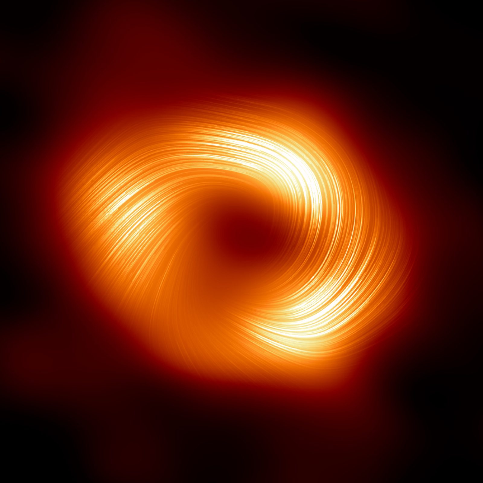 Official Event Horizon Telescope polarized image of supermassive black hole Sagittarius A*