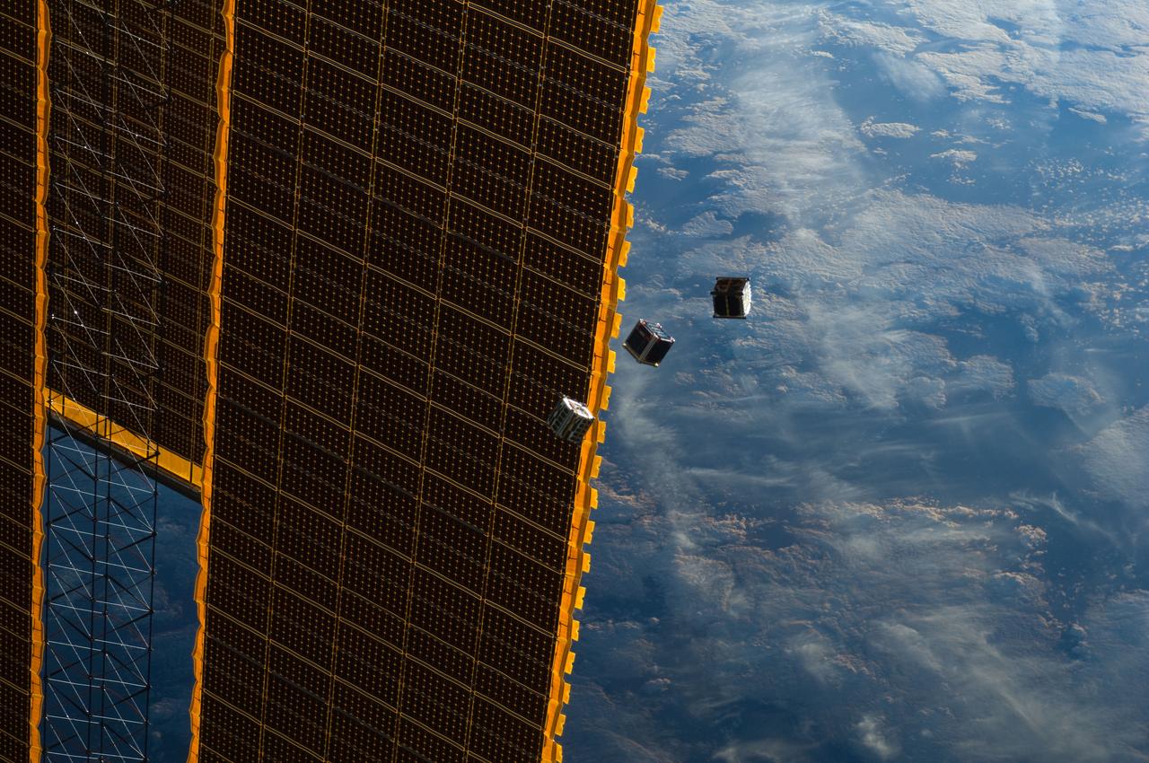 Commercial phased-array communication satellite deployed in low Earth orbit
